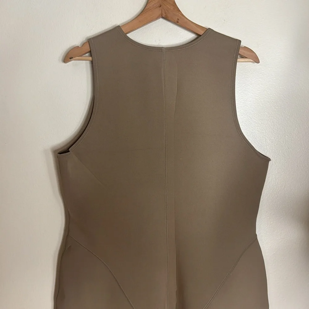 Skims Womens Sport Swim Full Length Bodysuit Tan Desert 3X